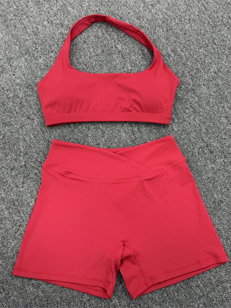 Fitness & Nutrition Lab - 2-teiliges Damen-Sportset mit schnelltrocknender Funktion, O-Ausschnitt,