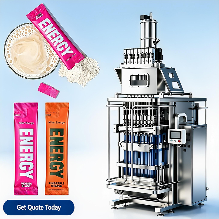 Electrolyte Powder Pack - Automatische 5G 10G Energydrink-Pulver-Stick-Verpackungsmaschine Hydratations-Vitamin-Elektrolyt-Pulver-Stick-Beutel-Verpackungsmaschine