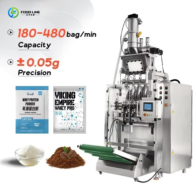 Electrolyte Powder Pack - Automatische Mehrspurige Verpackungsmaschine für Nahrungsergänzungsmittel-Pulver in
