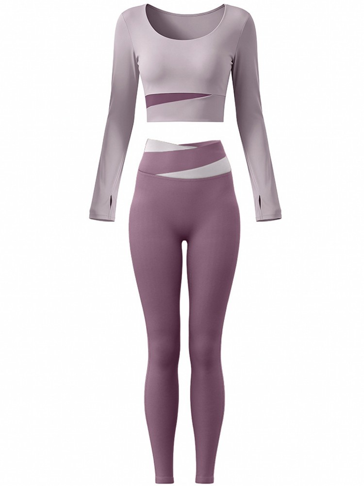 Fitness & Nutrition Lab - 2-teiliges Set für Damen, schnelltrocknendes Sportset,