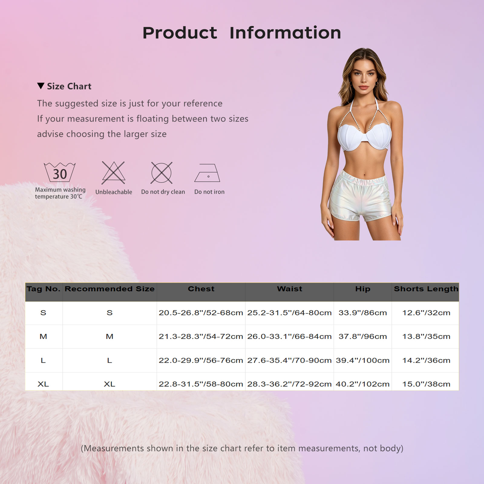 Fitness & Nutrition Lab - Damen-Bademode-Set in Metallic-Optik, glänzend, Tankini-Set, Neckholder-Bikini-BH-Oberteil