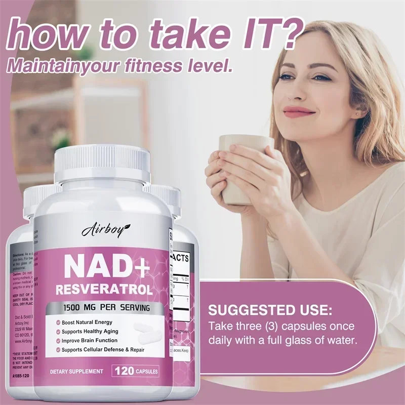 NAD + Resveratrol - Unterstütz – Resveratrol Capsule Anti Aging Bewertung und Preis