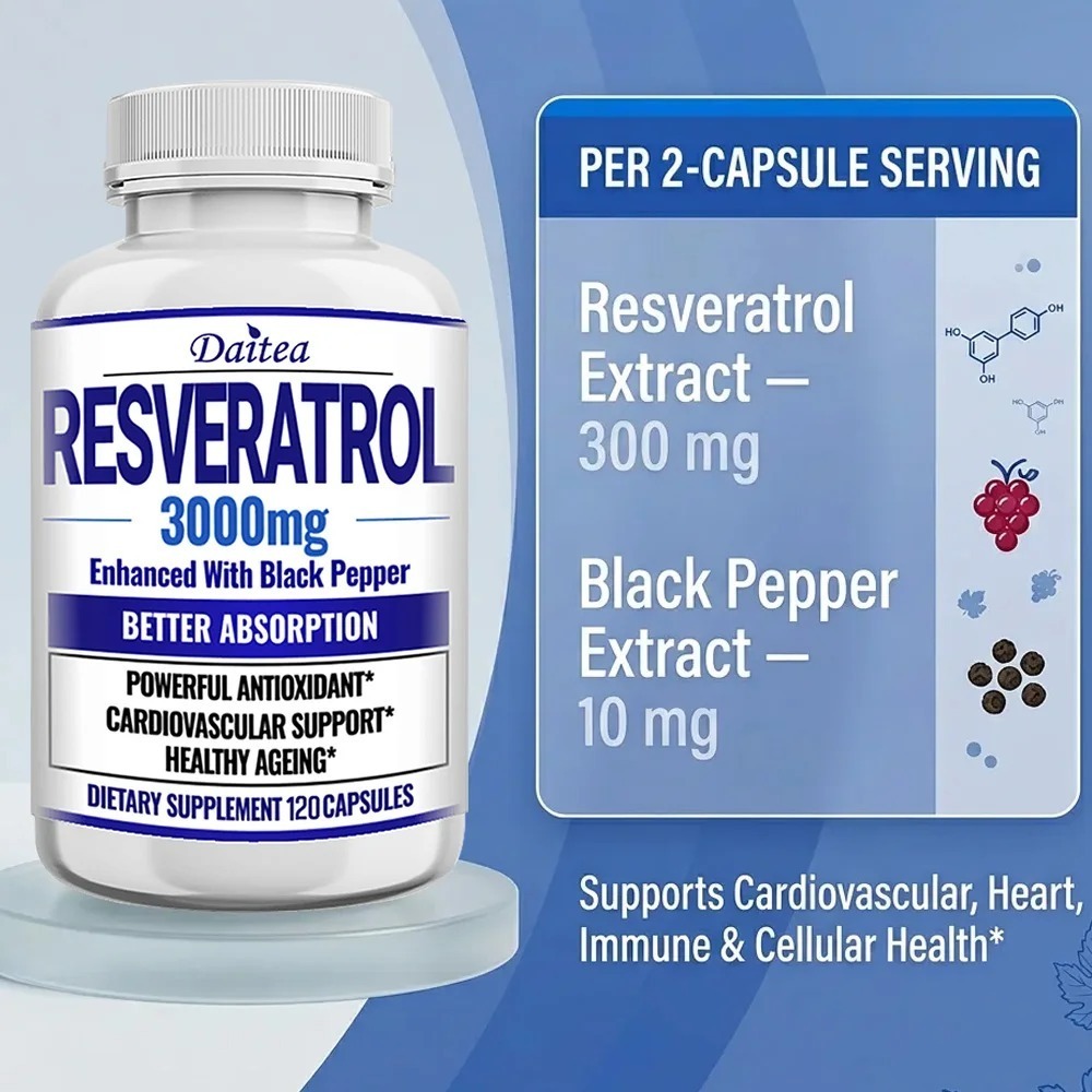 Resveratrol-Nahrungsergänzungs – Resveratrol Capsule Anti Aging Bewertung und Preis