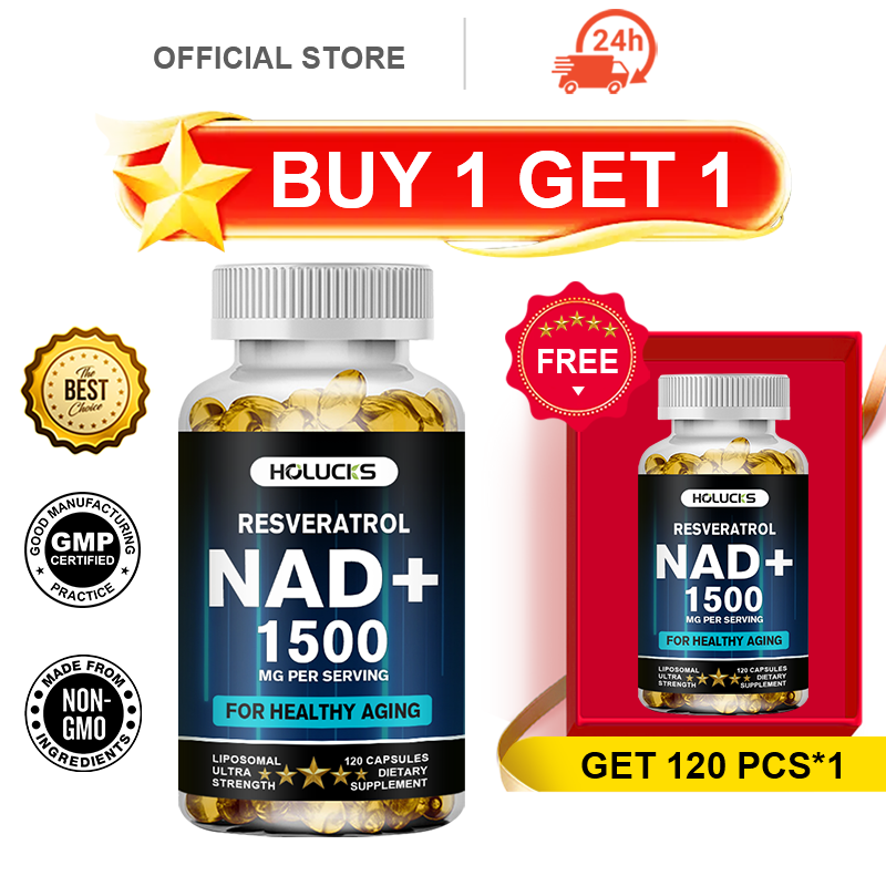 HOLUCKS NAD+ Kapseln, mit NAD+ – Resveratrol Capsule Anti Aging Bewertung und Preis